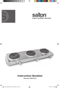 Manual Salton WB1420 Hob