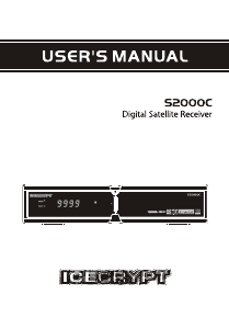 Manual Icecrypt S2000C Digital Receiver