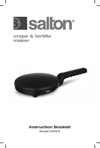 Manual Salton CM1613 Crepe Maker