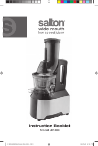 Manual Salton JE-1483 Juicer