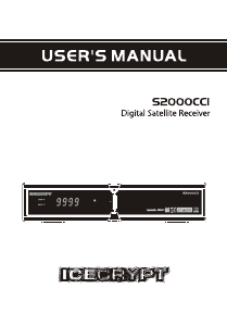 Manual Icecrypt S2000CCI Digital Receiver