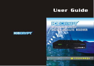 Manual Icecrypt S3000HDCCI Digital Receiver