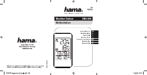 Manual de uso Hama EWS-840 Estación meteorológica