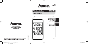 Manual de uso Hama EWS-850 Estación meteorológica