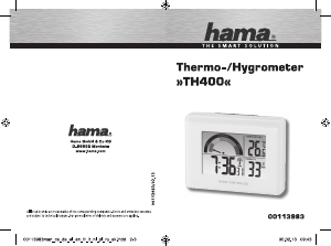 Handleiding Hama TH-400 Weerstation