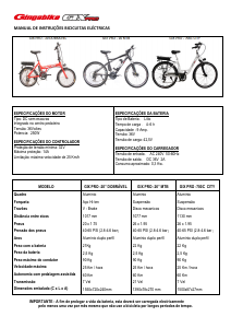 Manual Gingabike GiX Pro 20 Bicicleta elétrica