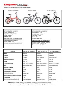 Manual Gingabike GiX Pro 26 MTB Bicicleta elétrica