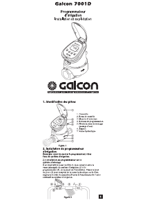 Mode d’emploi Galcon 7001D Programmateur d’arrosage