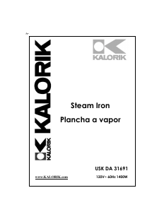 Manual Kalorik DA-31691 Iron