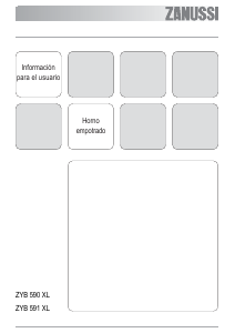 Manual de uso Zanussi ZYB590XL Horno