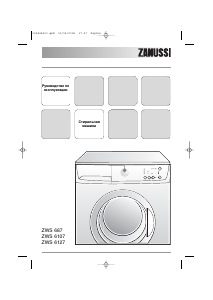 Manual Zanussi ZWS 6127 Mașină de spălat