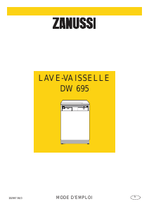 Mode d’emploi Zanussi DW 695 Lave-vaisselle