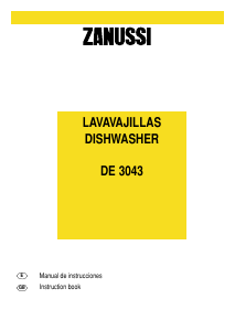 Manual de uso Zanussi DE3043 Lavavajillas