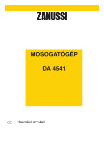 Használati útmutató Zanussi DA 4541 Mosogatógép