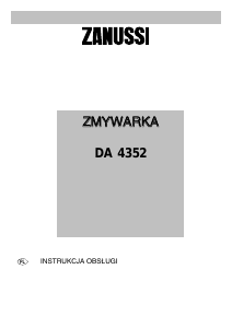 Instrukcja Zanussi DA 4352 Zmywarka