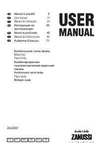 Manual de uso Zanussi ZXL636ITX Placa