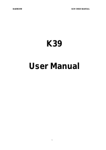Manual Karbonn K39 Mobile Phone