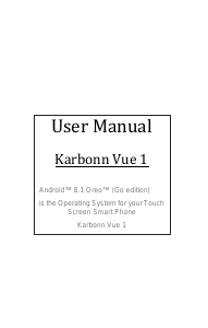 Manual Karbonn Vue 1 Mobile Phone