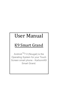 Manual Karbonn K9 Smart Grand Mobile Phone