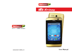 Manual Karbonn Alfa A1+ Champ Mobile Phone