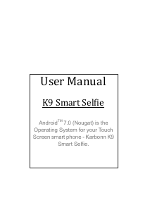 Manual Karbonn K9 Smart Selfie Mobile Phone