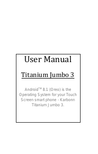 Handleiding Karbonn Titanium Jumbo 3 Mobiele telefoon