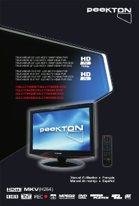 Mode d’emploi Peekton 22LC189HDM DVD Téléviseur LCD