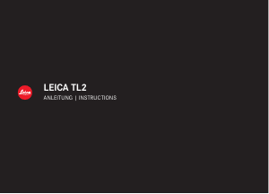 Bedienungsanleitung Leica TL2 Digitalkamera