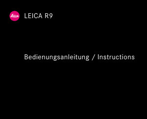 Bedienungsanleitung Leica R9 Kamera