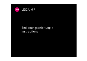 Handleiding Leica M7 Camera