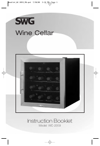 Manual SWG WC-2059 Wine Cabinet