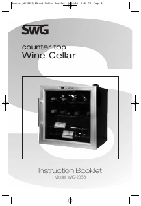 Manual SWG WC-2053 Wine Cabinet
