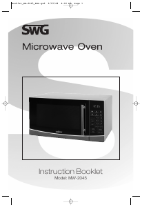 Manual SWG MW-2045 Microwave
