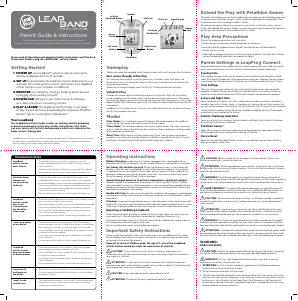 Leapfrog cheap leapband instructions