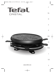 Manual Tefal RE122812 Raclette Grill
