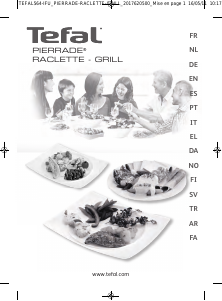 Manual Tefal PI131O12 Raclette Grill