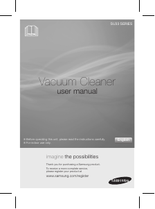 Manual Samsung SU3363 Vacuum Cleaner