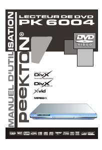 Mode d’emploi Peekton PK 6004 Lecteur DVD