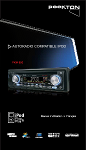 Mode d’emploi Peekton PKM 850 Autoradio