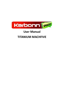 Handleiding Karbonn Titanium Machfive Mobiele telefoon