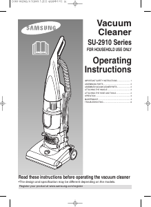 Manual Samsung SU2914 Vacuum Cleaner