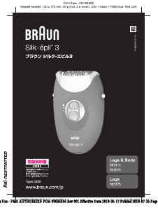 Manual Braun SE 3270 Silk-epil 3 Epilator