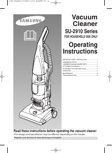 Manual Samsung SU2913 Vacuum Cleaner