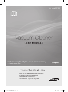 Manual Samsung SU4341 Vacuum Cleaner