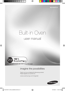 Manual Samsung BQ1VD6T131/XEU Oven