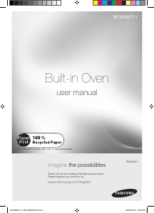 Manual Samsung BF3ON3T11P/XEU Oven