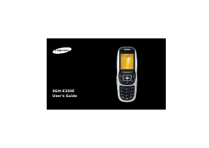 Manual Samsung SGH-E350E Mobile Phone