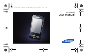 Bruksanvisning Samsung GT-S5600T Mobiltelefon