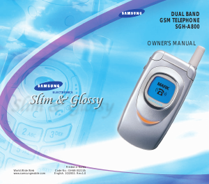 Bruksanvisning Samsung SGH-A800T Mobiltelefon