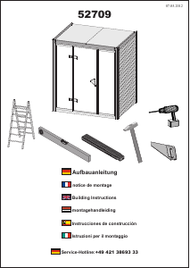 Manual de uso Karibu Alabasta 1 Sauna